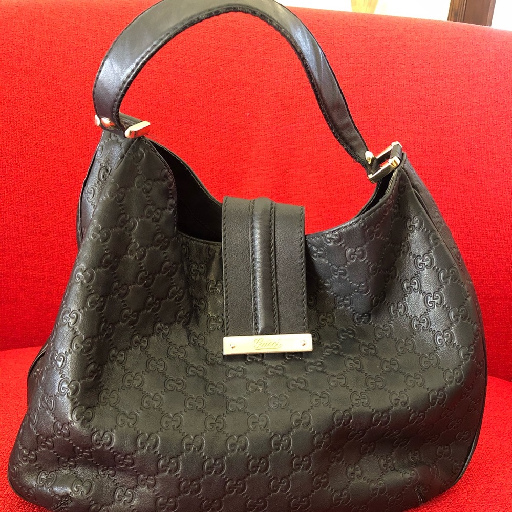 Gucci embossed tote
